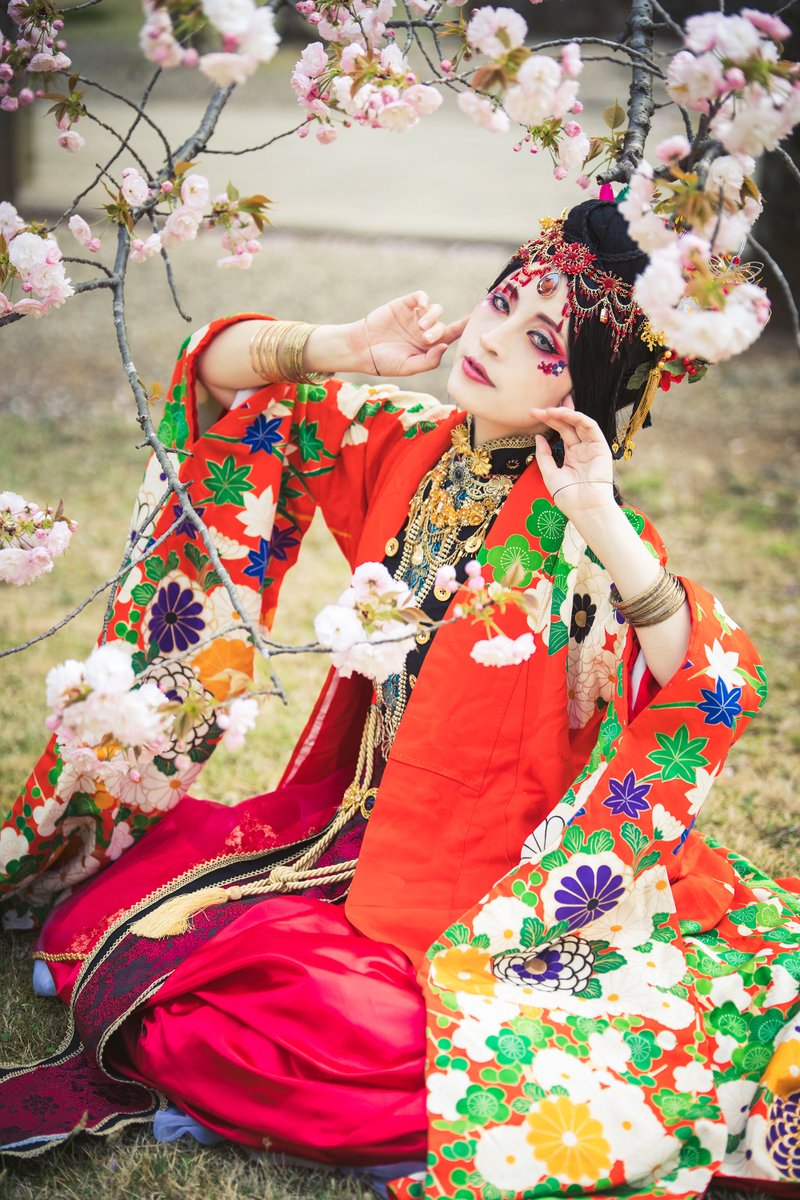 Momo もろともに あはれと思へ 山桜 Dress Arisugawaalice Accessory Maryandmarywest Photo Macky Noc Place Reiyers Cos 麗yers 桜