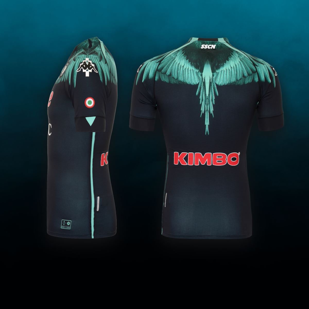 ActuFoot_'s tweet photo. Le maillot que portera le Napoli dimanche pour célébrer sa collaboration avec Marcelo Burlon County. https://t.co/ge6iVx4U4p