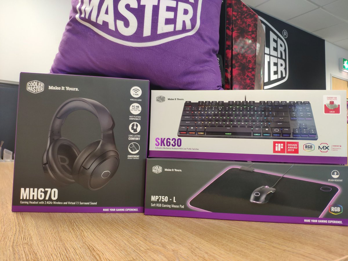SteveJtb's tweet image. 🚨 GIVEAWAY 🚨
I've got some left over samples that need gone &amp;amp; I've convinced the boss man to let me give them away!

Retweet, Follow MYSELF, @CoolerMasterUK &amp;amp; @SayemAhmd for a chance to win a keyboard, wireless headset &amp;amp; RGB mouse pad.
