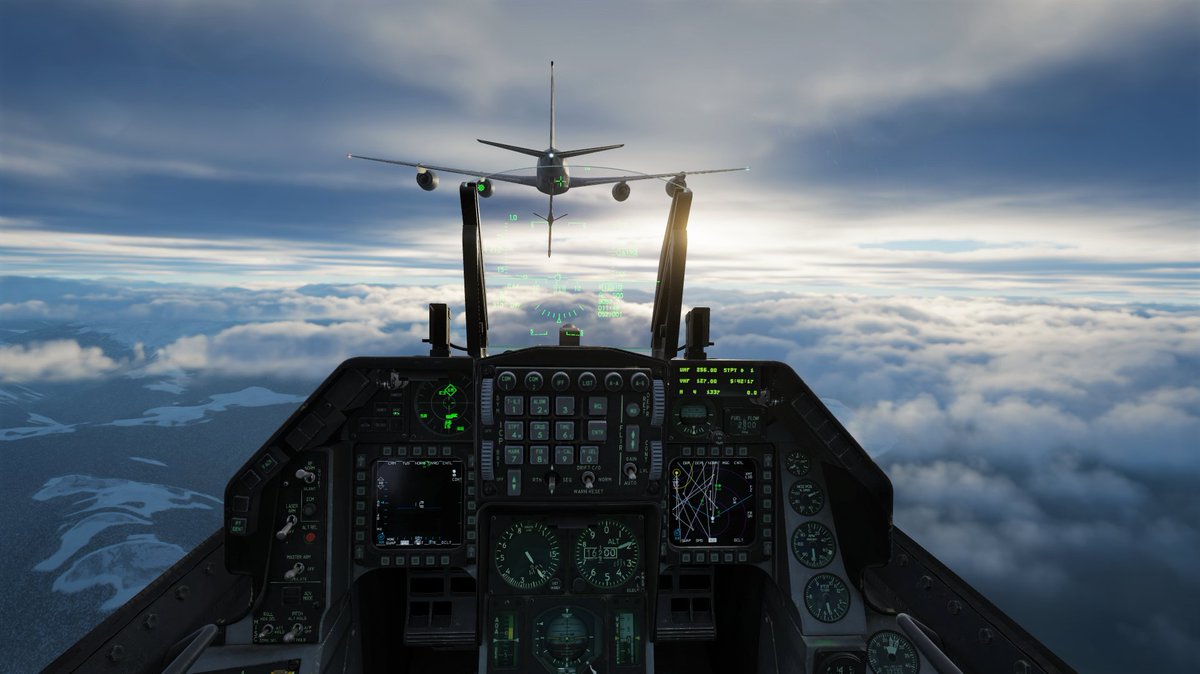 CircusGumbo's tweet photo. Been enjoying the new cloud pre-sets in DCS World #DCSWorld #DCS #EagleDynamics https://t.co/0AhluQYjP6