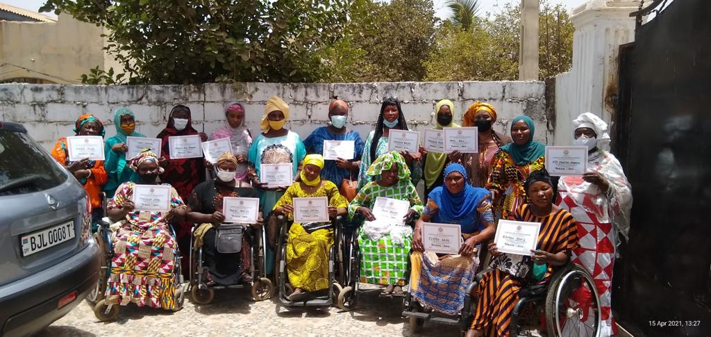 The 🥈 badge of GWCC 👨‍👩‍👧‍👧 sponsored by SheTrades The Gambia received their certificates of participation from the training program hosted by Buzz Women Gambia.