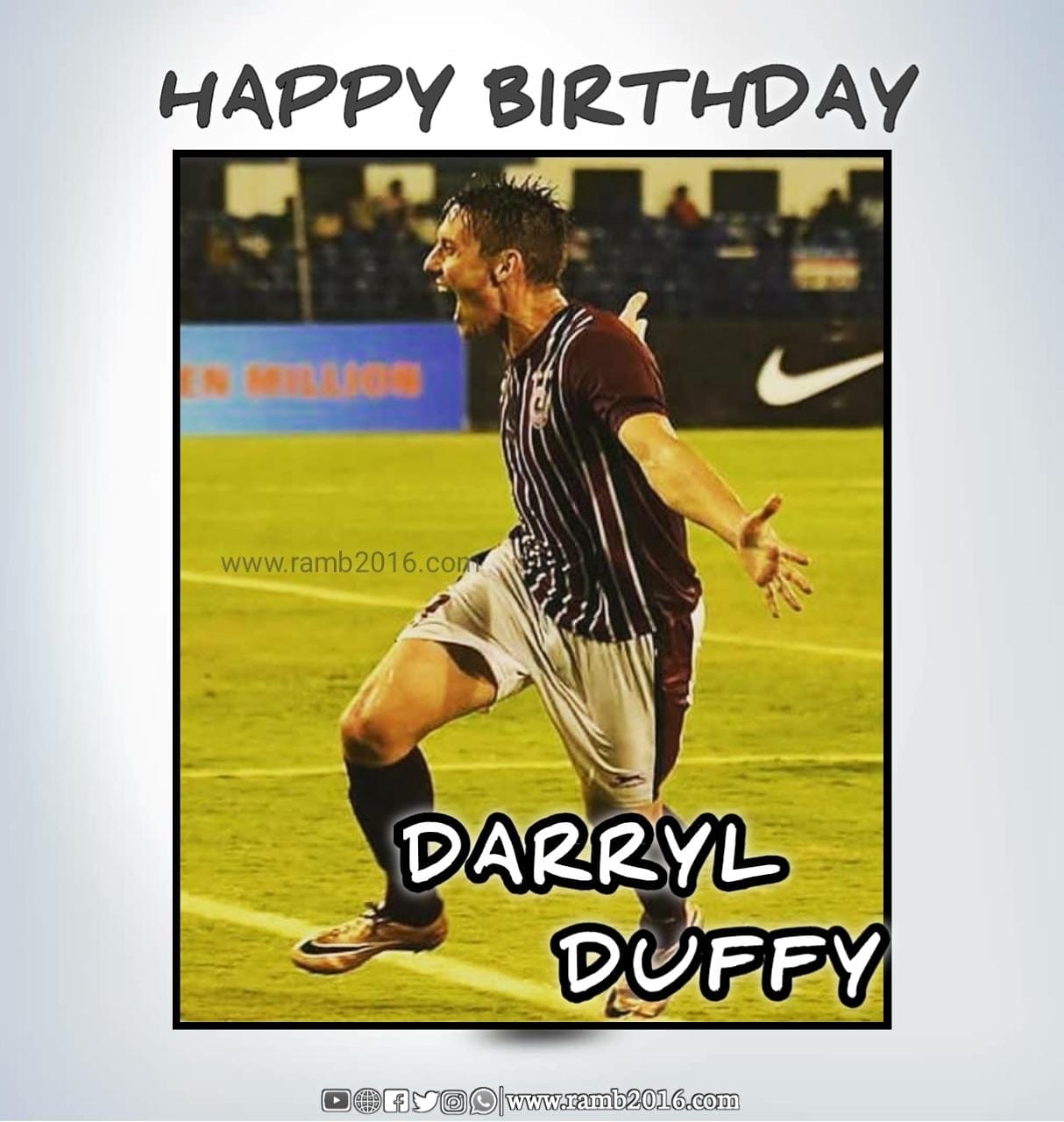 Happy Birthday Darryl Duffy      