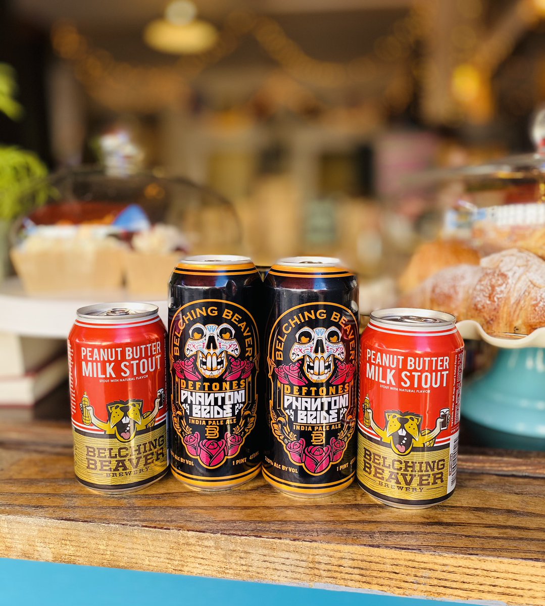 RustyBucketPub's tweet photo. OHHHH MYYYY GODDDDD! 
The collab with @deftones Phantom Bride is BACK! 
Not tried a @belchingbeaver beer? you NEED to try one of these. We're taking #Deliverstu orders till 2pm for same day delivery, swing by The Hatch or drink on our 'Terrace' tonight. Much choice, such wow. https://t.co/BJPHWRevIi
