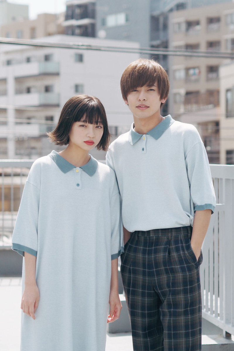 藤本麻衣 Spoon Storeさんの撮影してきました ペア撮影もして楽しかったよ 色合いが柔らかくて可愛いので カップルさんにも友達同士でも おそろいで着てほしいな 4 17 土 21 00 販売開始です お揃いコーデ ペアルック ワンピース