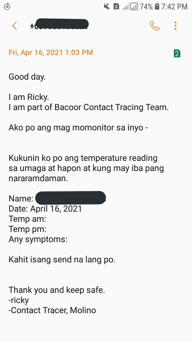 TheSecretMe6's tweet photo. Ricky wag ka nga. Kinikilig ako haha. Ngayon lang ulit ako makikipag textmate. #quaranfling haha https://t.co/R4czSQSQut