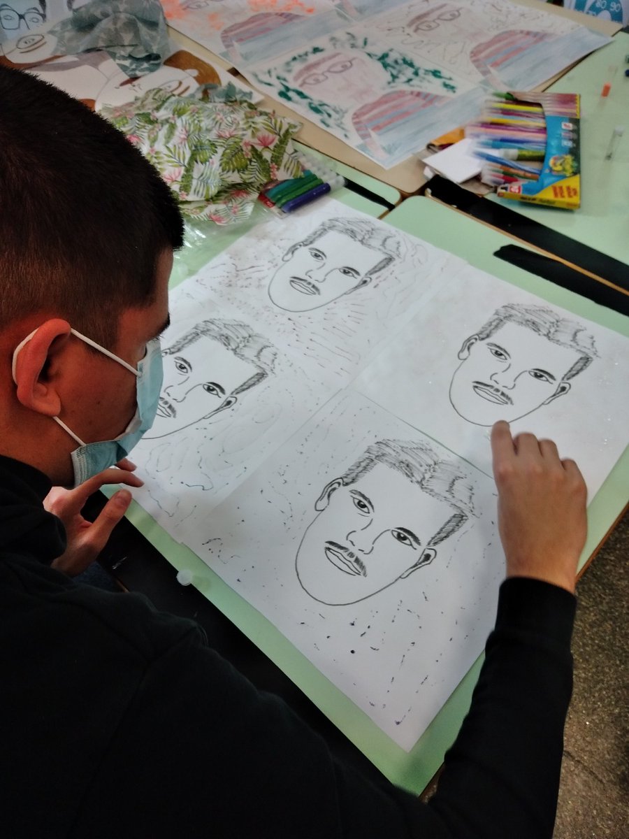 Ateliers poster de #Cinema📽🎬🎞 et portait façon Andy #Warhol 🖼en #SEDAHA également cette semaine !!! 🙆🙆‍♀️🙆‍♂️ Bientôt un #musée !!!!👏👏👌 BRAVO LES ARTISTES !!!