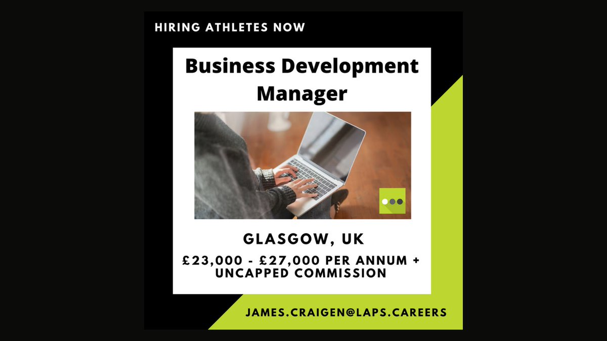 LAPS (@lapscareers) on Twitter photo ⭐️Another new job opportunity!⭐️
Are you a current or former athlete with a bachelors degree and/or relevant experience? Do you have strong interpersonal and communication skills?
Contact: <a href="/Cragsy28/">James Craigen</a> if you’re interested!😆
OR apply here -> app.laps.careers/jobs/493081/ ⭐️Another new job opportunity!⭐️
Are you a current or former athlete with a bachelors degree and/or relevant experience? Do you have strong interpersonal and communication skills?
Contact: <a href="/Cragsy28/">James Craigen</a> if you’re interested!😆
OR apply here -> app.laps.careers/jobs/493081/
