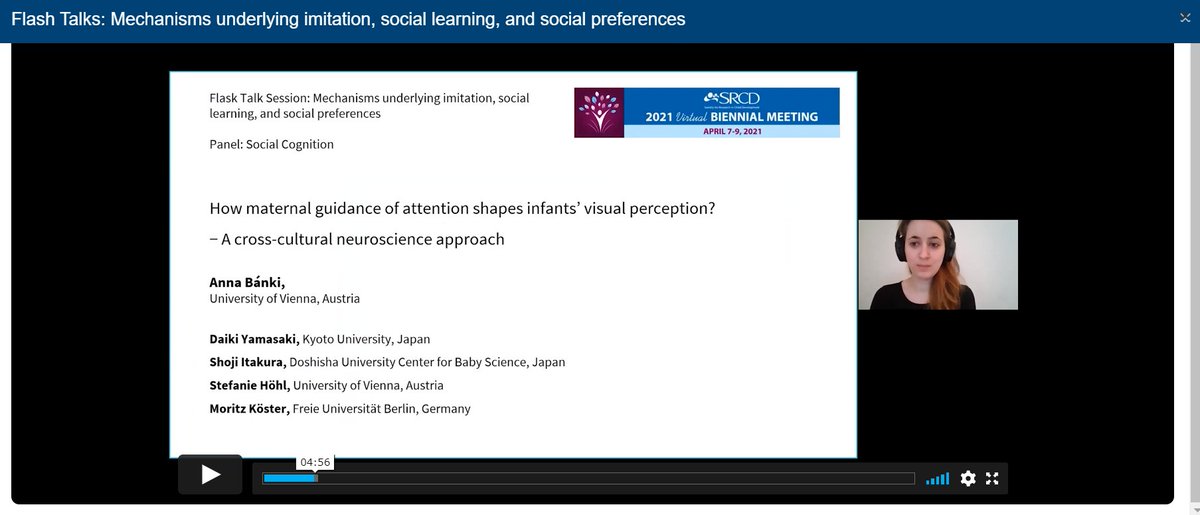 kinderstudien's tweet image. Last week, the Society for Research in Child Development held a conference where we also presented some of our current studies. Trinh Nguyen, Anna Banki and Dr. Gabriela Markova presented our newest findings. #srcd2021