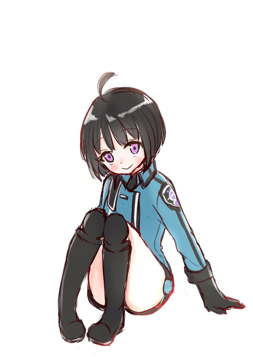 ワールドトリガーの雨取千佳 描いたよー 服装かわいいのら ちびぐみ のイラスト ワールドトリガーの雨取千佳 描いたよー 服装かわいいのら ちびぐみ のイラスト