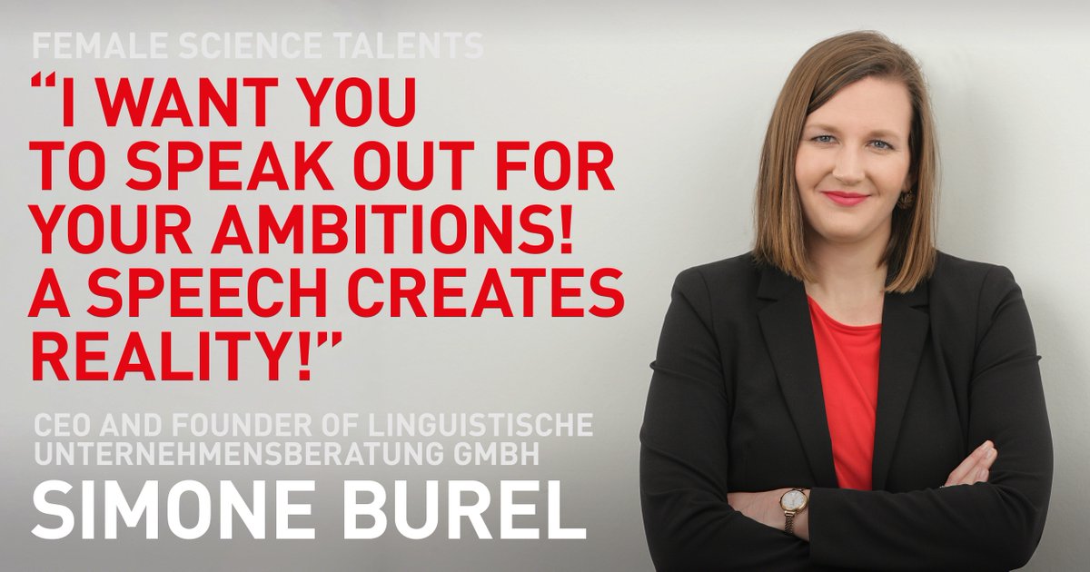 Falling_Walls's tweet photo. Dr. Simone Burel is founder and CEO of Linguistische Unternehmensberatung @DrBurel, a consultancy specializing in the study of #language in organisations with the help of #AI. We are excited to have her as our #FemaleScienceTalents role model.

Learn more: https://t.co/GfTlfvndYl https://t.co/Woj4IzBQk7