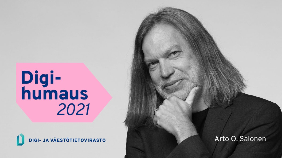 Seuraava #digihumaus'puhujamme on yhteiskuntamuotoilija ja kestävyystutkija @artoOsalonen. Hän esitttelee neljä teesiä tulevaisuudesta teemalla Bisnes digitalisoituu – mihin olemme menossa?

Vielä ehdit mukaan Digihumaukseen ilmoittautumalla: dvv.fi/digihumaus