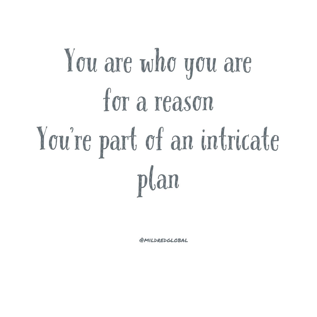 mildredglobal's tweet photo. You’re never a mistake,You are part of the Plan https://t.co/atNARPa1Yu