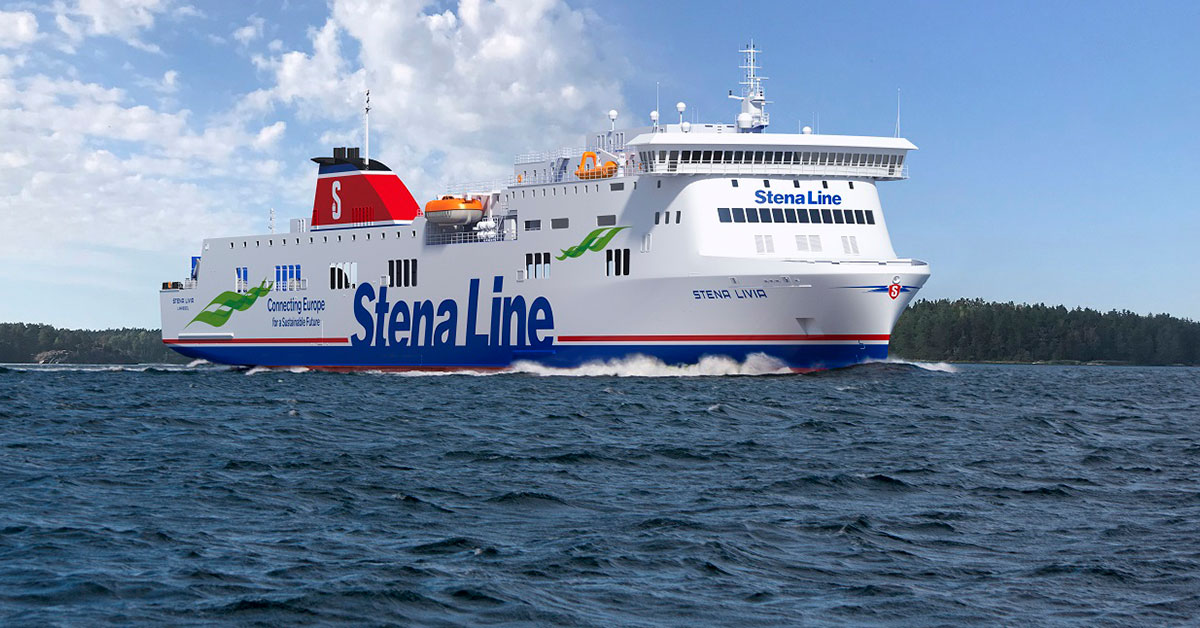 StenaLine_NL's tweet photo. 😍🛳️Welkom bij de vloot Stena Livia! Deze duurzame RoPax ferry gaat varen op onze routes naar Letland. #stenaline #stena #line #ferry #ferrynice #stenalivia #nynashamn #ventspils #letland https://t.co/Tl16LplieY