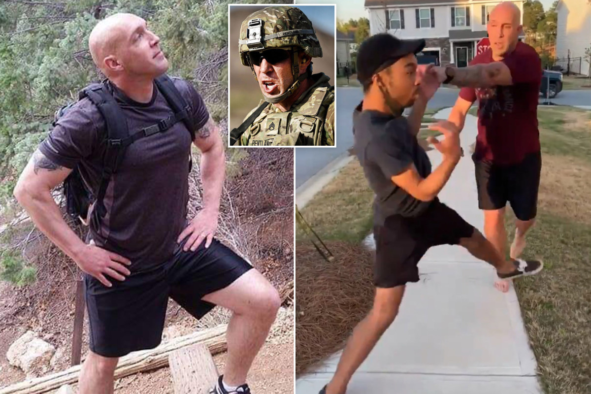 Who is Jonathan Pentland? Army sergeant charged with shoving a black man