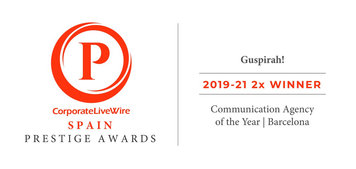 In our 5 years anniversary week we have been given an incredible and unexpected gift: best communication agency award in Spain for 2021.

Thank you again Fenice Media Ltd believing in us again and for your support.

Congratulations TEAM!
 
Keep it up!