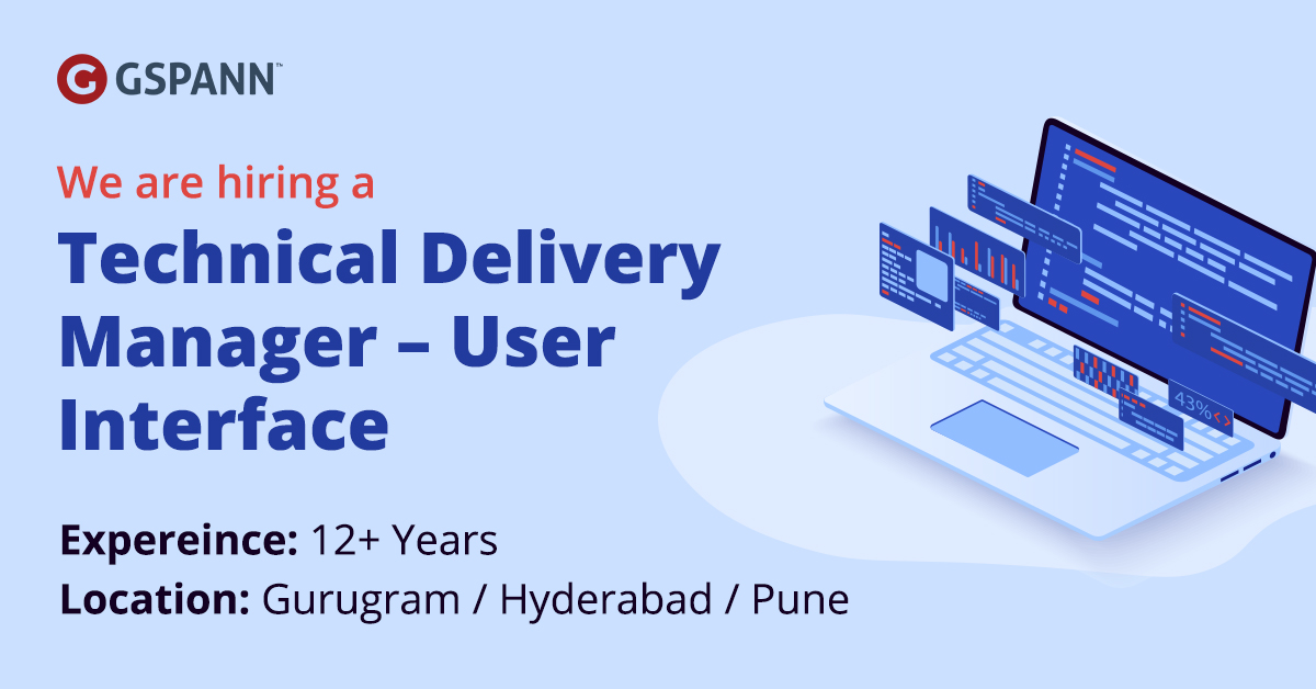 gspanntech's tweet photo. #GSPANN is #hiring a #TechnicalDeliveryManager with an expansive background in #UserInterface (#UI) technologies.
https://t.co/r4nLLDkkLc
#DeliveryManager #Frontend #Angular #Nodejs #CSS #Reactjs #Vuejs #Bootstrap https://t.co/AWoDhrorCL