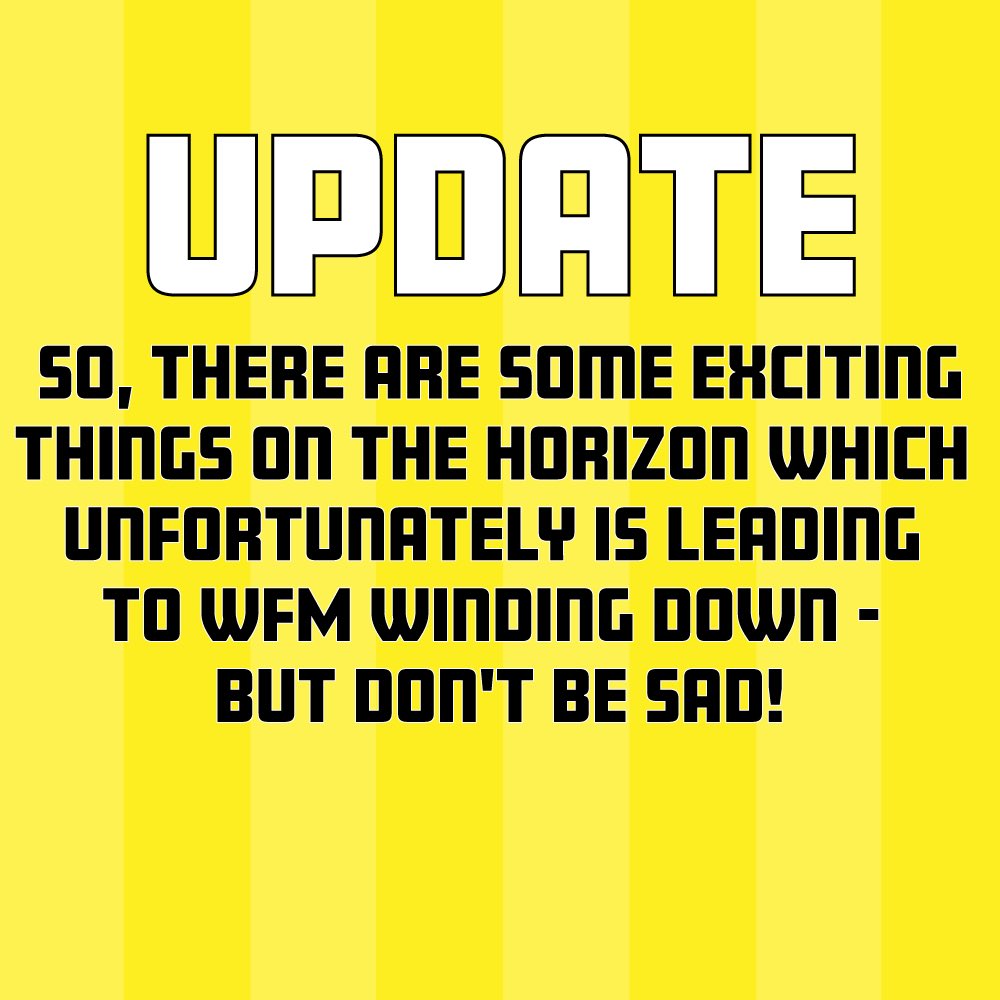 WFMBlog's tweet image. Update 🔔💛 It’s with heavy, but hopeful hearts that we share this news regarding our beloved blog. 

While the site will still be around for you to enjoy,  we have exciting plans in the works for next month that we can’t wait to share!