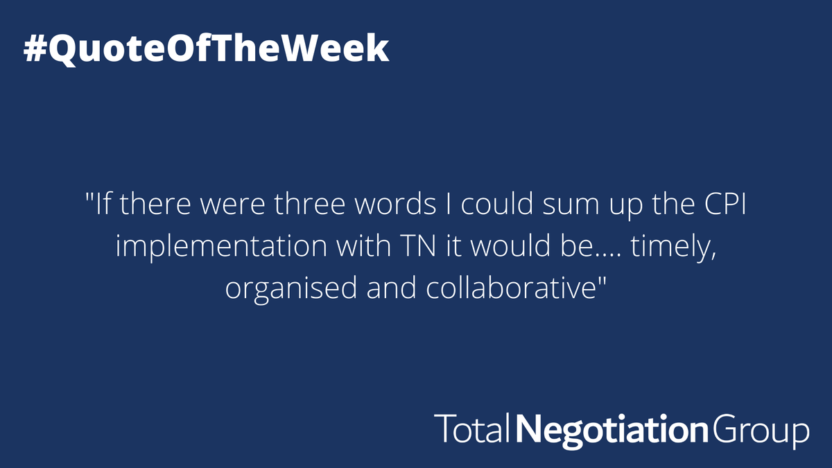 Tot_Negotiation's tweet photo. At Total Negotiation Group, we always strive to add lasting value to the teams we work with. Below is a quote from one of our clients, who we supported through a challenging Cost Price Increase. https://t.co/kIxuhLZXHG