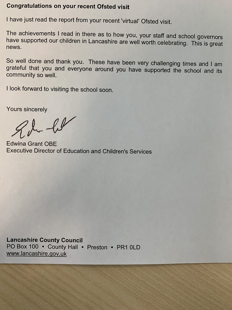 Nice touch from the <a href="/LancashireCC/">Lancashire County Council</a> DCS...