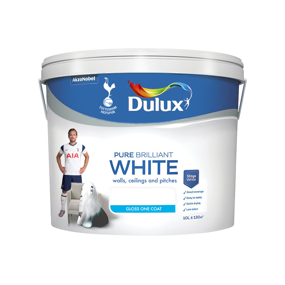 harnettfrank's tweet photo. Thought I would create a mockup of a new paint Dulux could release as an apology after Dulux’s official account mocks Tottenham.
Maybe they could expand the range to Arsenal Vibrant Red and Chelsea Deep Blue.
@duluxuk @SpursOfficial  #design #branding https://t.co/Fyq0qFip2O