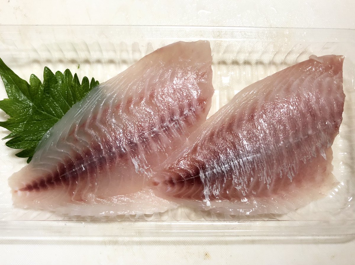 糸崎公朗 キミミン先生 Adhd暴走アーティスト 江ノ島産のカイワリとチダイ のお刺身です どちらも初めて食べましたが新鮮なのもあって非常に美味しかったです