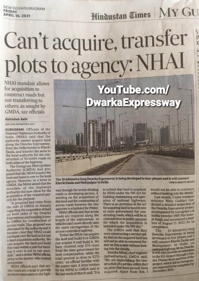 PrakharSahay's tweet photo. - @OfficialGMDA has failed miserably in providing basic amenities in #Gurgaon. Sh. @mlkhattar @rakeshdaultabad pls give complete responsibility of Service Lanes along the entire #DwarkaExpressway to @NHAI_Official for early relief.

CC: @nitin_gadkari @vaibhav_74 @OfficeOfNG https://t.co/vQzioah4ml