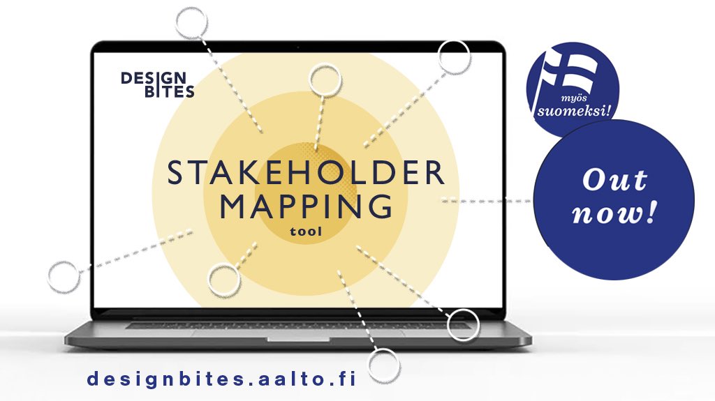 TuaBjorklund's tweet image. Research at @AaltoDF shows unplanned interactions -often crucial for sparking new #development - decreasing&amp;amp;narrowing in many organizations in the pandemic. To find low-hanging fruits, you can take stock of your #stakeholders with our new tool at designbites.aalto.fi/toolkits @AaltoENG