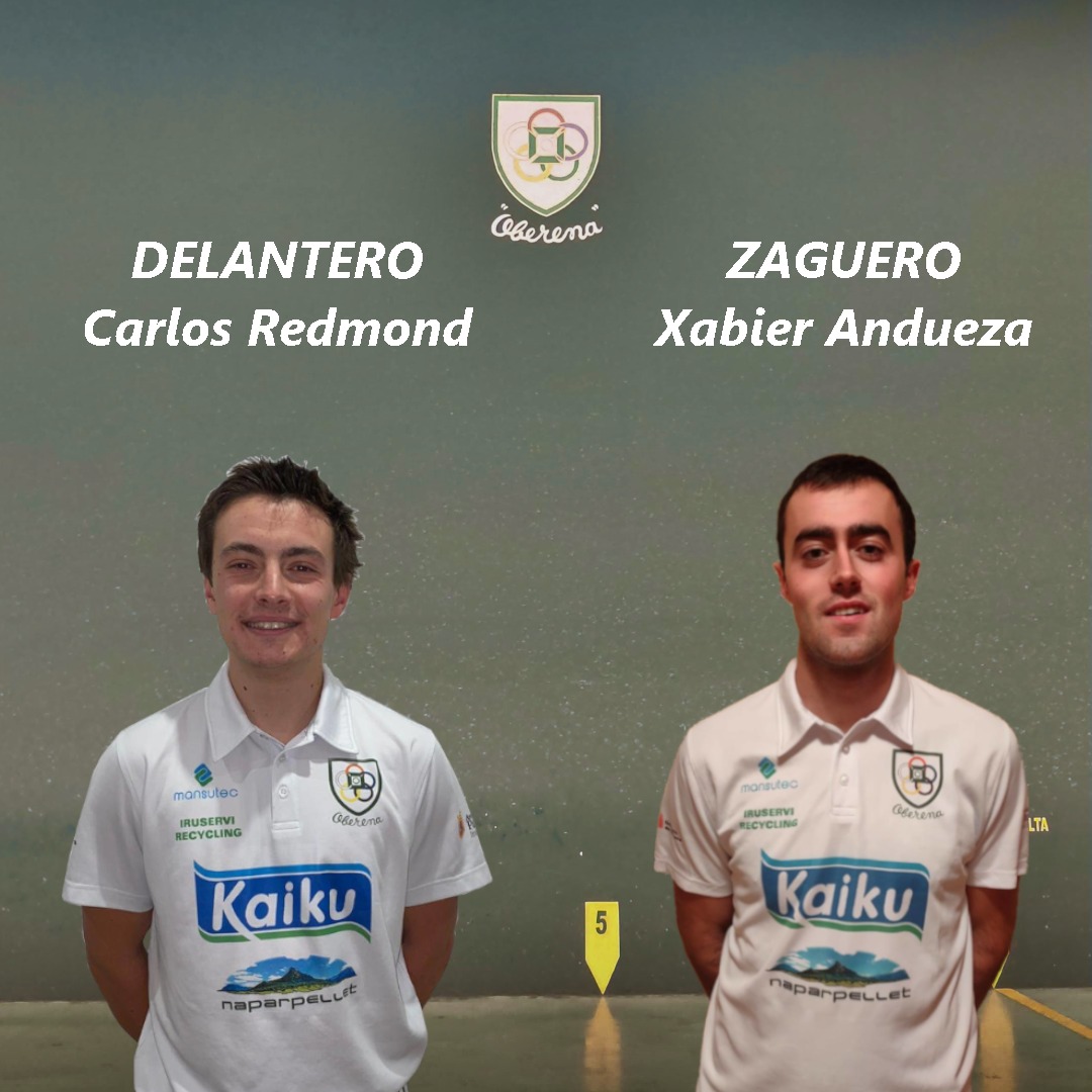 OberenaP's tweet photo. 🏆¡Este finde semana arranca el Campeonato Navarro de paleta cuero!

👀 Estas son las parejas de Oberena

▶️PRIMERA 

Sanz-Labiano
Berrogui I-Mariñelarena 
Pérez-Purroy
Redmond-Andueza

(1/2)⬇️ https://t.co/x3tmoFIQSI