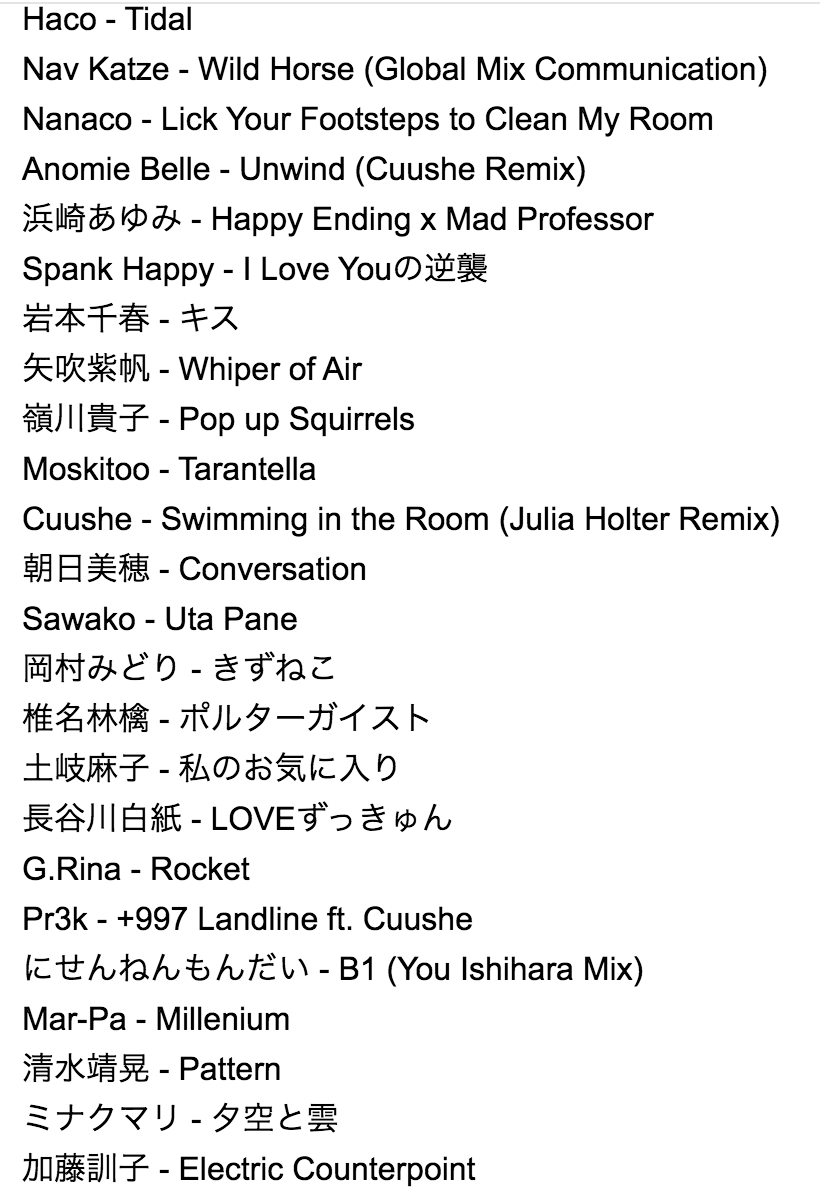 flaurecords's tweet photo. Cuushe PAPER Mix ft.@spankhappy_info @seahawksmusic @sapphireslows @IGLOOGHOST @HerGhostFriend @et_aliae @MishiOgawa @hara_masumi @utadahikaru @marucoporoporo @TANAKA_MAHIRO @hidekiumezawa @laha34423 @kumisolo @zutomayo @Eiko_Ishibashi & more https://t.co/NlOoDxvhY0 https://t.co/GgtucYlpj9