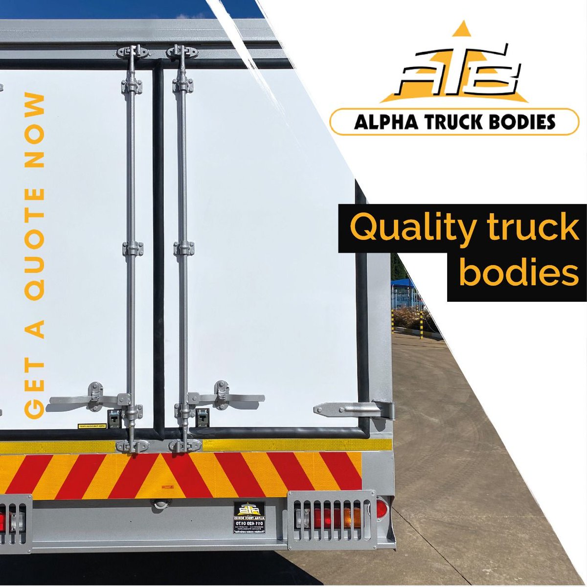 We offer excellent services with high-quality truck bodies. Give us a call to find out more!

011 420 0170 |011 420 0160 
info@alphatb.co.za | alphatb.co.za
.
.
#alphatruckbodies #truckbodies  #offroad #tautliner #vanbodies #van #bodies #flat #deck #dropside