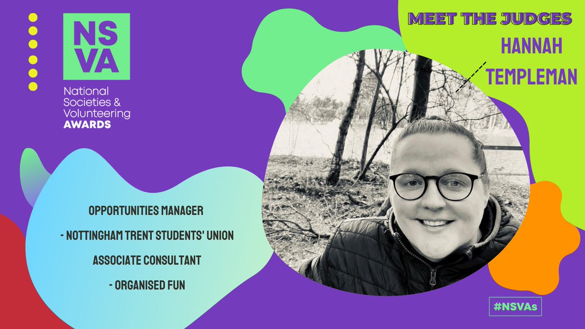 NSVAwards's tweet photo. Meet Hannah Templeman @HTempleman Opportunities Manager @Trentstudents &amp; Associate Consultant for @OrganisedFunHQ 

Hannah is judging The Extra Mile Award #NSVAs https://t.co/4VWDM6CNeb