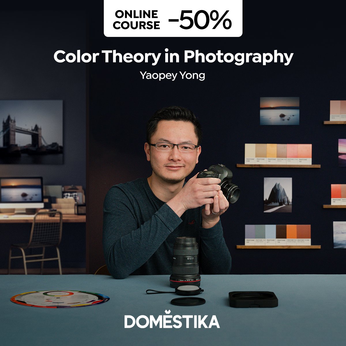 I had the pleasure to team up with Domestika to create a fantastic course! Learn how easy it is to h͟a͟r͟n͟e͟s͟s͟ ͟t͟h͟e͟ ͟p͟o͟w͟e͟r͟ ͟o͟f͟ ͟c͟o͟l͟o͟r͟ to transform your photos. 

Launching next week with a huge discount! 🔥🔥
bit.ly/3tkaEUK

#photography #lightroom