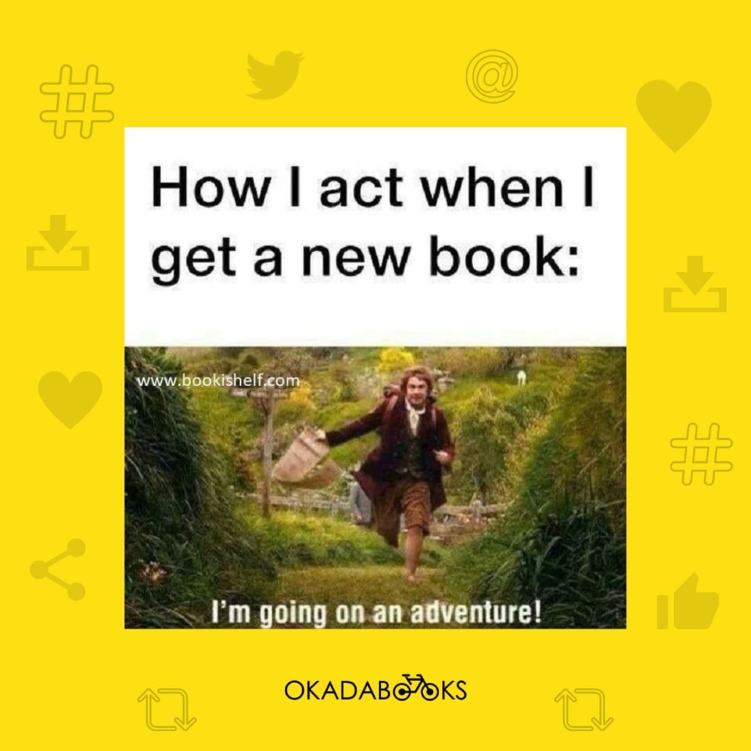This is us right now😂

We have an exciting read for you to enjoy this weekend. Watch out for my next post.

📷: @readerslovebooks