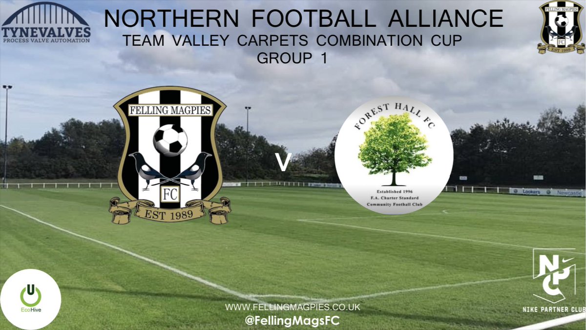 Felling Magpies FC (@fellingmagsfc) on Twitter photo 🦅⚽️MATCHDAY 4⚽️🦅
Once again we’re back at home this afternoon as we face <a href="/ForestHallFC1/">Forest Hall FC</a>
🆚 Forest Hall (H)
🏆 Team Valley Carpets Combination Cup
🏟 Wardley Wefare
⏰ 12:30pm
⚠️No spectators allowed⚠️
#UTM 🦅⚫️⚪️ 🦅⚽️MATCHDAY 4⚽️🦅
Once again we’re back at home this afternoon as we face <a href="/ForestHallFC1/">Forest Hall FC</a>
🆚 Forest Hall (H)
🏆 Team Valley Carpets Combination Cup
🏟 Wardley Wefare
⏰ 12:30pm
⚠️No spectators allowed⚠️
#UTM 🦅⚫️⚪️