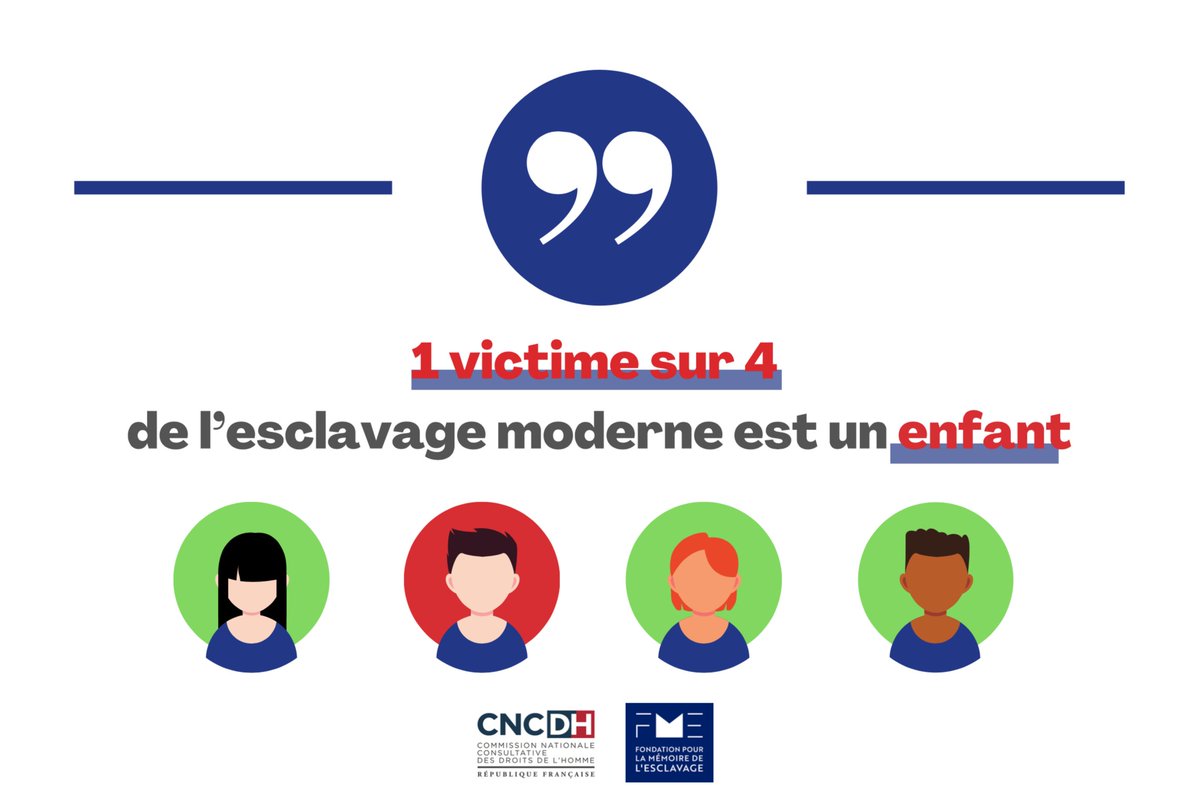 CNC Droits Homme (@cncdh) on Twitter photo La <a href="/fondation_me/">Fondation pour la mémoire de l'esclavage</a> et la <a href="/CNCDH/">CNC Droits Homme</a> ont signé une convention de partenariat pour 3 ans.
À l’occasion de la journée mondiale de lutte #contre l’#esclavage des #enfants, célébrée ce jour, la FME et la CNCDH rappellent que : La <a href="/fondation_me/">Fondation pour la mémoire de l'esclavage</a> et la <a href="/CNCDH/">CNC Droits Homme</a> ont signé une convention de partenariat pour 3 ans.
À l’occasion de la journée mondiale de lutte #contre l’#esclavage des #enfants, célébrée ce jour, la FME et la CNCDH rappellent que :
