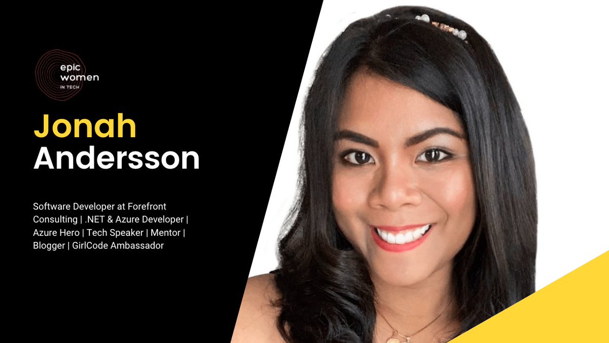 🌟Epic Women in Tech 🦄/∞
--Follow+Share+Support--

📓Jonah's story -> medium.com/epic-women-in-…   
<a href="/cjkodare/">Jonah Andersson</a>
<a href="/EpicWomenTech/">Epic Women In Tech</a>

Feel free to recommend more amazing women! 👏