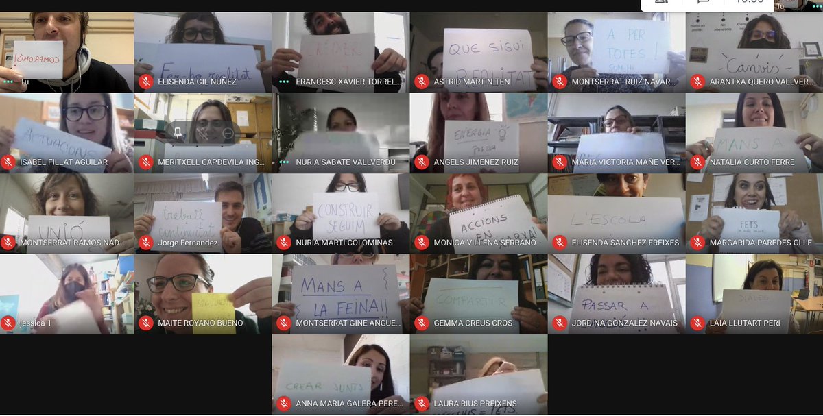 ReusXarxa's tweet photo. Quarta sessió del grup de treball de la #XEPR 
Docents de tots els centres públics implicats 💪, marcant el camí i les actuacions per assolir uns objectius comuns          👣
                   👣
             👣
       👣
#XarxaEscolaPúblicaReus #ViulaPública #EscolaAmbFlow https://t.co/EDfUO7uEYb