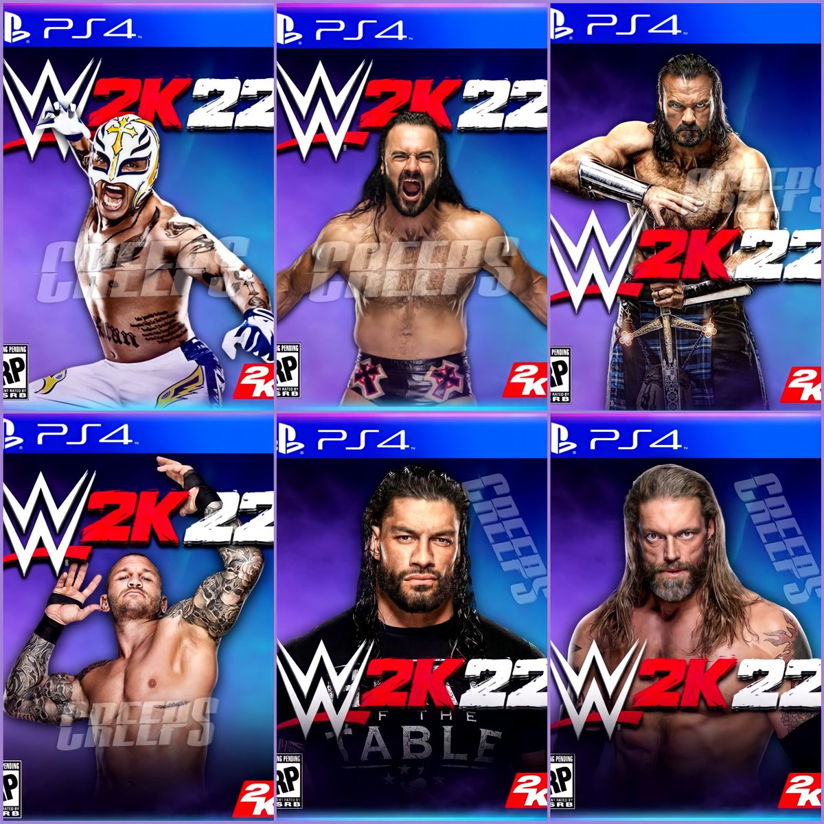 تويتر Creeps على تويتر All Of My Wwe2k22 Covers Let Me Know Which One Is Your Favourite And Tell Me Who You Want To See Make The Cover Of This Year S