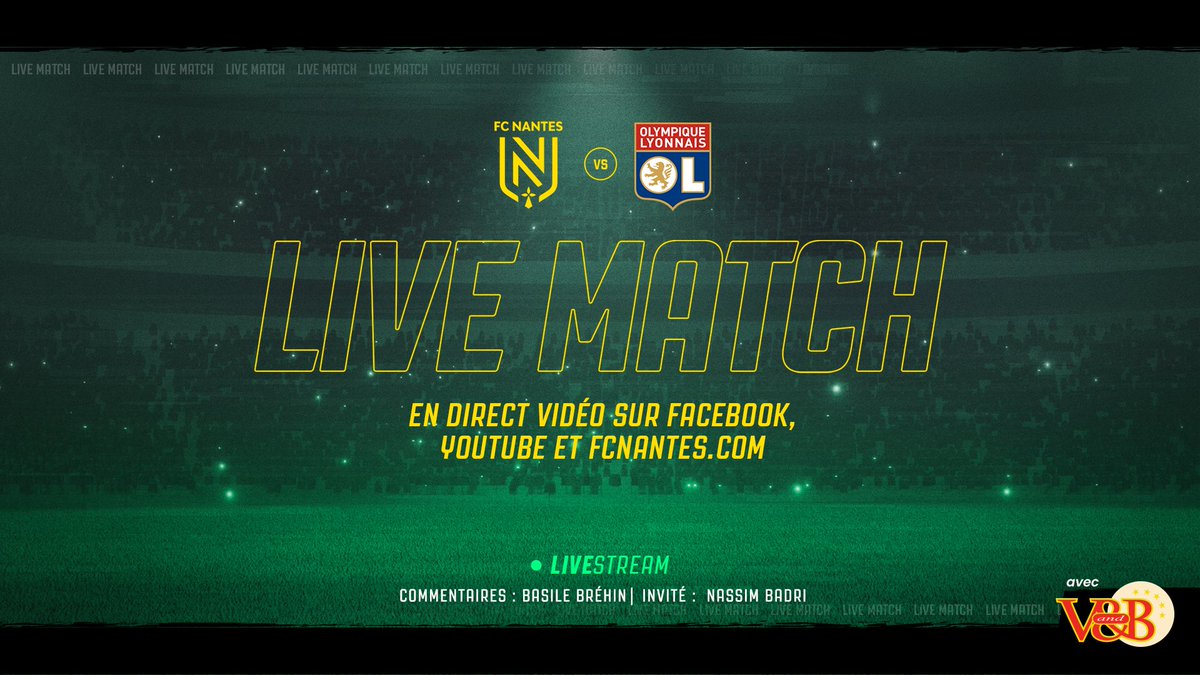 FCNantes's tweet photo. Gardien de la N2 et éducateur jeunes au Club, @NassimBadri sera l'invité du 𝗟𝗶𝘃𝗲 𝗠𝗮𝘁𝗰𝗵 by @VandBOfficiel ce soir pour #fcnol 👋

Rendez-vous sur https://t.co/KRUEP9wNo3 dès 20h50 📲 https://t.co/Pkn7o1tu5X