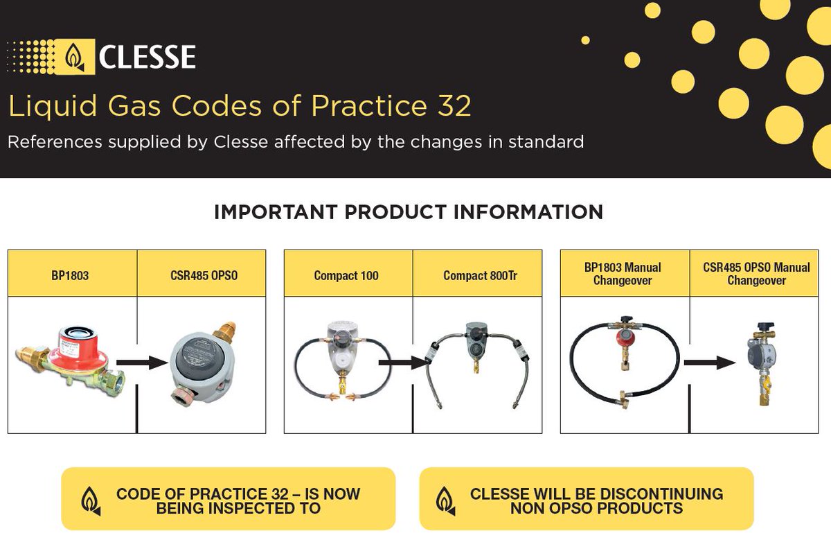 Visit here for a full list of discontinued products, and the COP32 compliant alternatives.
clesse.co.uk/cop32-product-…

#safetyfirst #changeleadership
