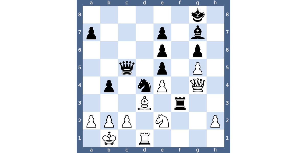 ♟️ In unserer heutigen Schachaufgabe ist der beste Zug für Schwarz gesucht. chessdex.at/blogs/losungen…