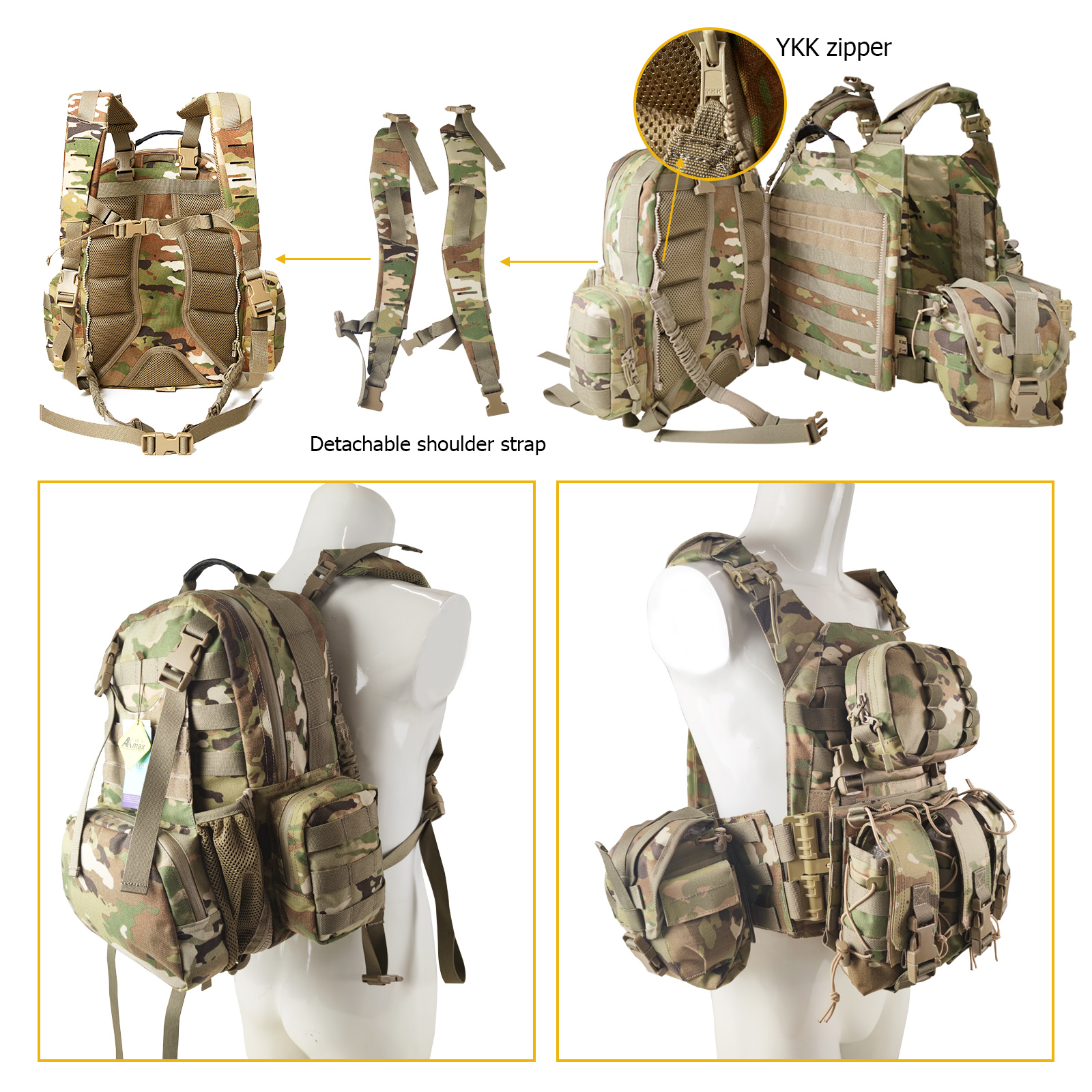  Acid Tactical® 3 Pack - 9x14 Single Design Camouflage