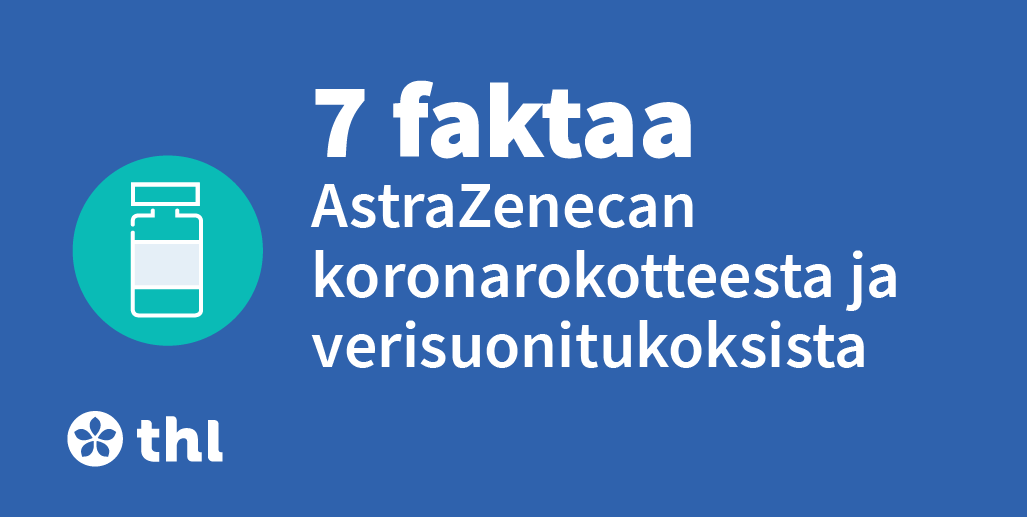 Seitsemän faktaa AstraZenecan koronarokotteesta ja verisuonitukoksista👇1/8

Lue lisää aiheesta 👉 thl.fi/fi/web/infekti…
#koronarokote
