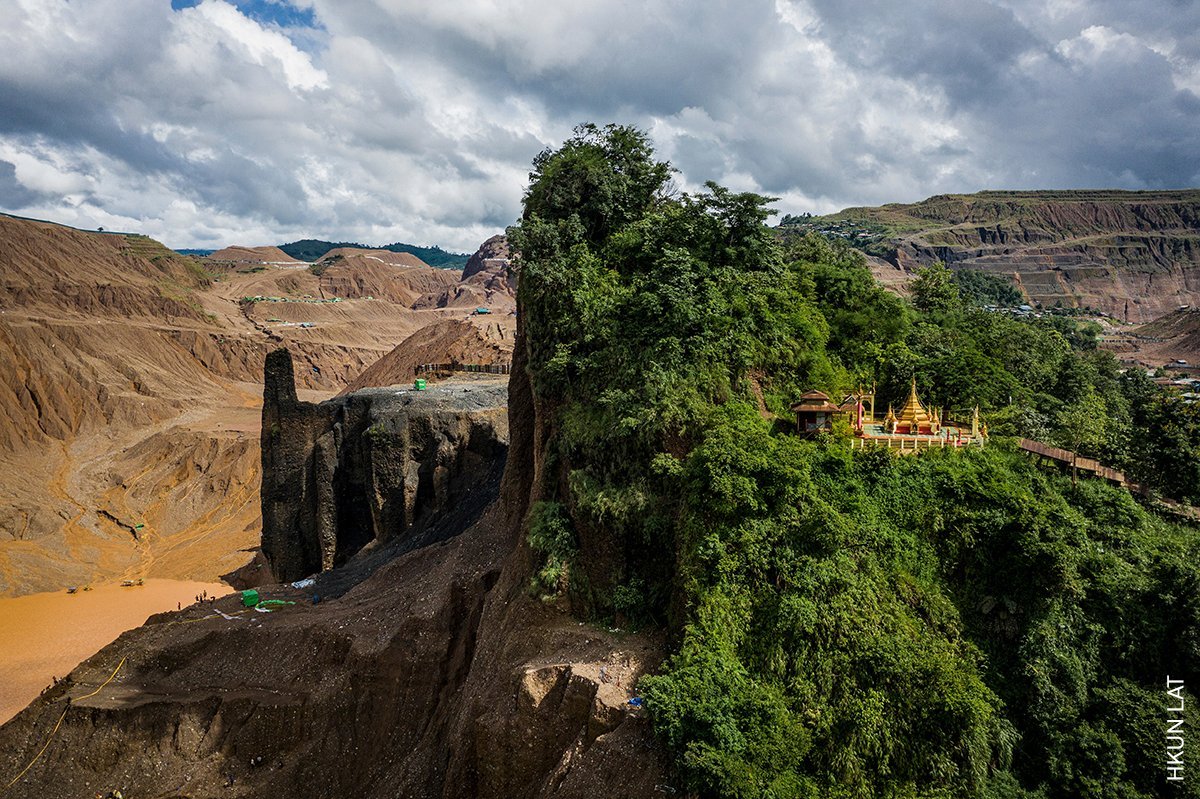 Three cheers for our photographer <a href="/hkun_lat/">Hkun Lat</a> for winning the second prize in the Environment singles category in the World Press Photo contest for this image of a half-decimated mountain in the jade mines of Hpakant in Kachin State