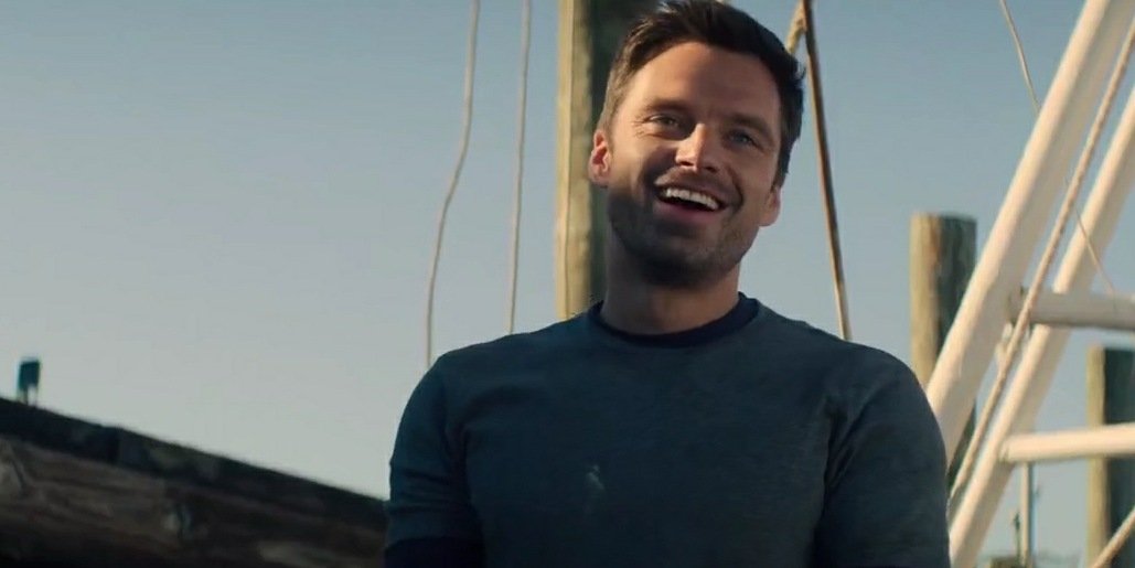 bcrnesfilm's tweet image. bucky barnes smiling. that's it, that's the tweet.