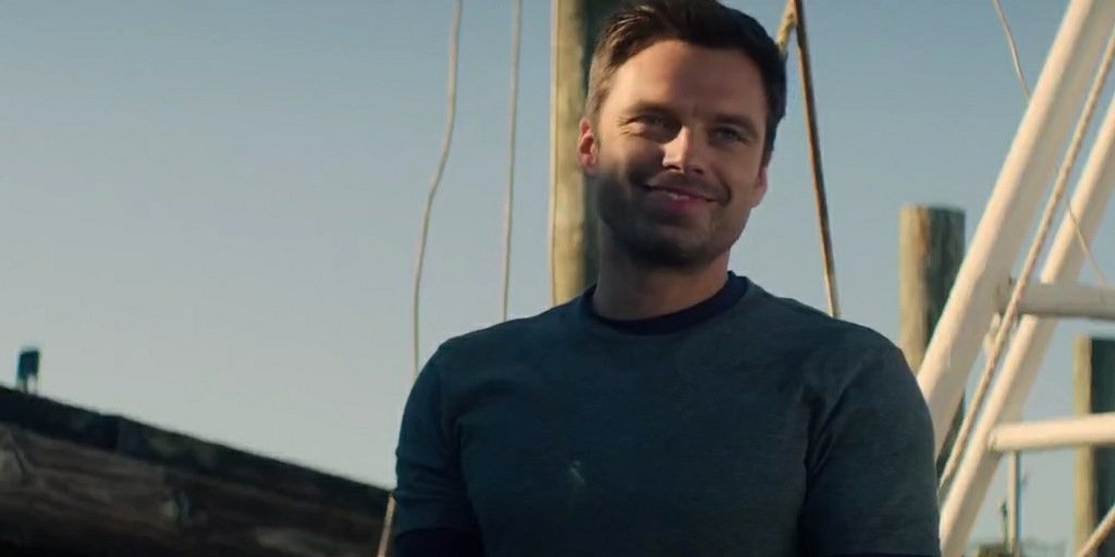 bcrnesfilm's tweet image. bucky barnes smiling. that's it, that's the tweet.