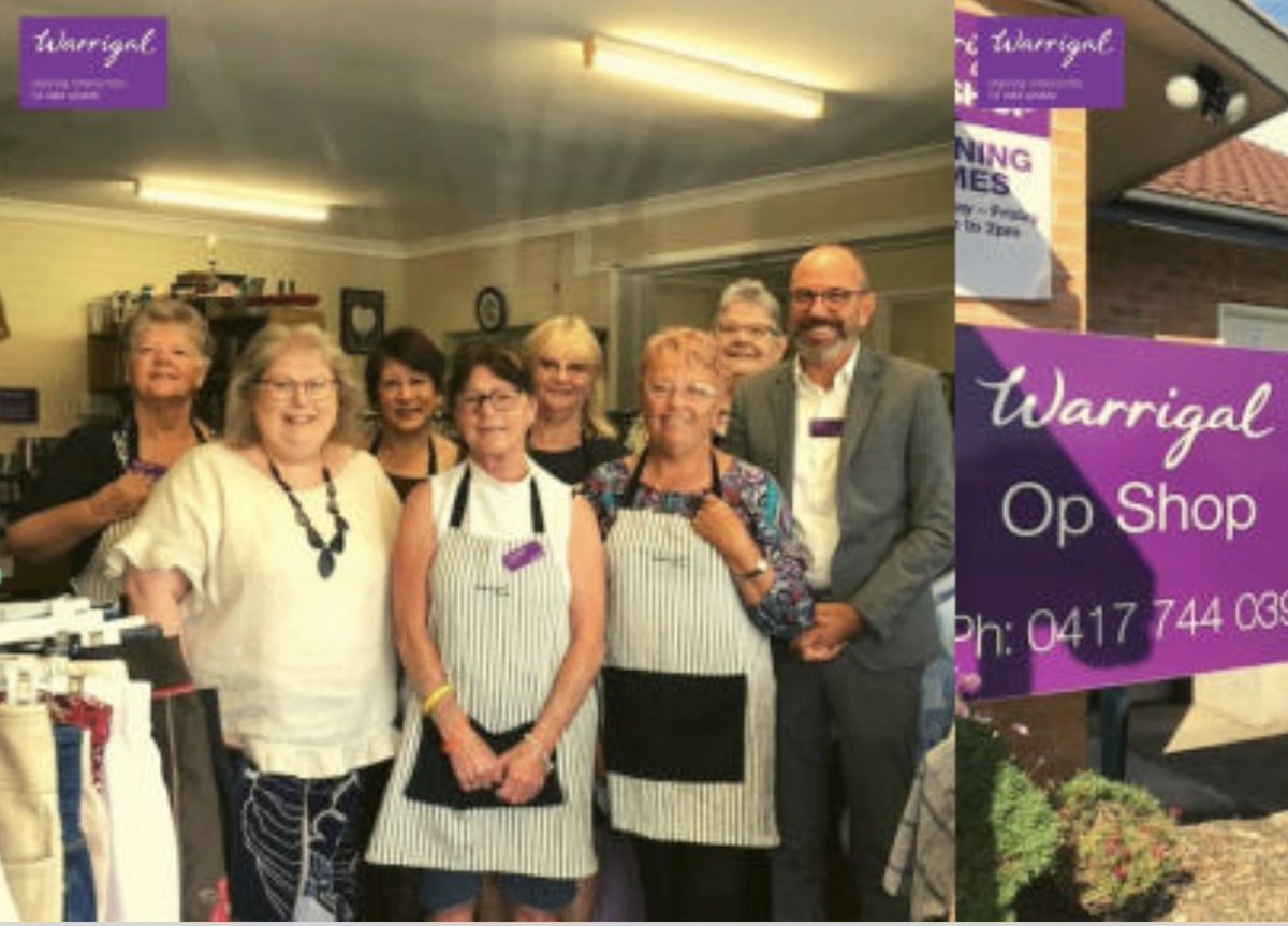 markwsewell's tweet image. Does anyone else have volunteers? Our volunteers at our incredible Warilla Op Shop inspire us with their humour, hard work and generosity. They donate 100% of all proceeds to buy equipment for our oldest residents. #hereforgood