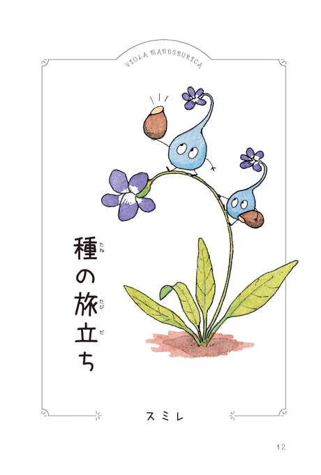 5月上旬発売予定『子どもと楽しむ草花のひみつ』がAmazonで予約できるようになりました?
散歩道で出会う雑草のキャラクターたちが30種類登場します。
「スミレ」のページをちょっとだけお見せします?
https://t.co/lMfhkAO2rP 