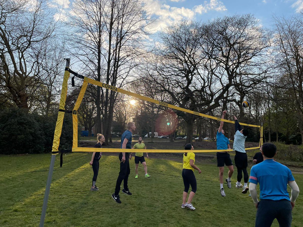 EvertonVball's tweet photo. Our first outdoor session was a HUGE success 🥳🥳🥳! Many thanks to all 25 attendees! It’s great being back 💙🏐 #evertonvolleyball #letsplayvolleyball #grassvolleyball https://t.co/I1qSy8SQLm