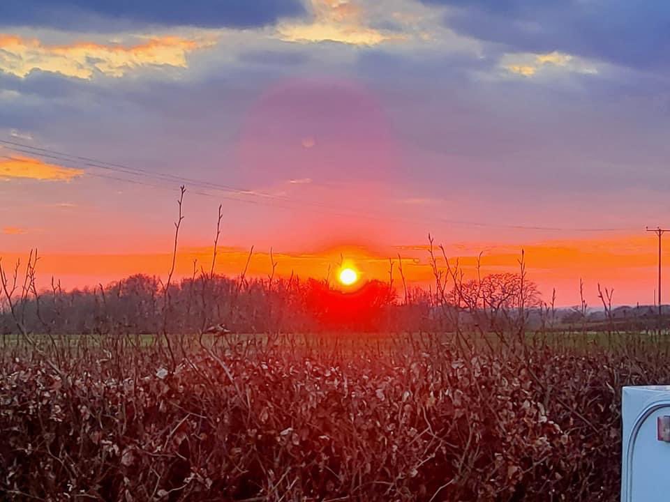 zeacombe's tweet photo. Gorgeous sunset view from the park https://t.co/SzazuOE9hc
